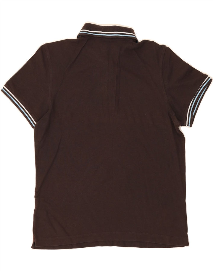 LOTTO Mens Polo Shirt Medium Brown Cotton Vintage Lotto and Second-Hand Lotto from Messina Hembry 