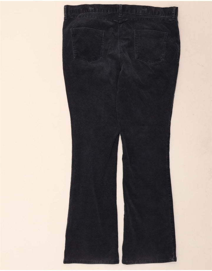 Marks & Spencer Γυναικείο Bootcut Κοτλέ παντελόνι W40 L33 Navy Blue