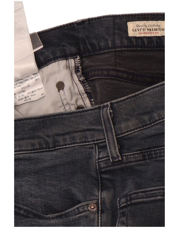Γυναικείο τζιν ίσιο LEVI'S W31 L30 Navy Blue Cotton