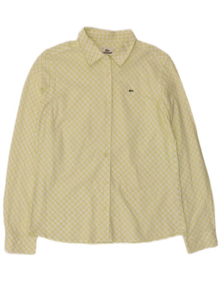 Lacoste Γυναικείο Πουκάμισο Νούμερο 42 Large Green Check
