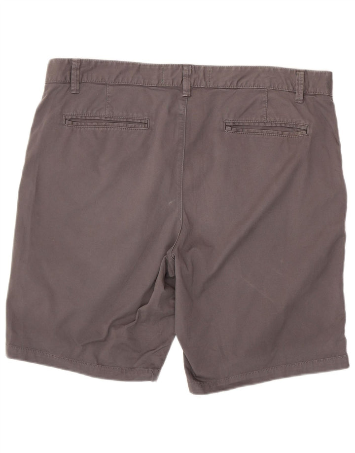 BENETTON Ανδρικό σορτς Chino IT 54 2XL W42 Γκρι βαμβακερό