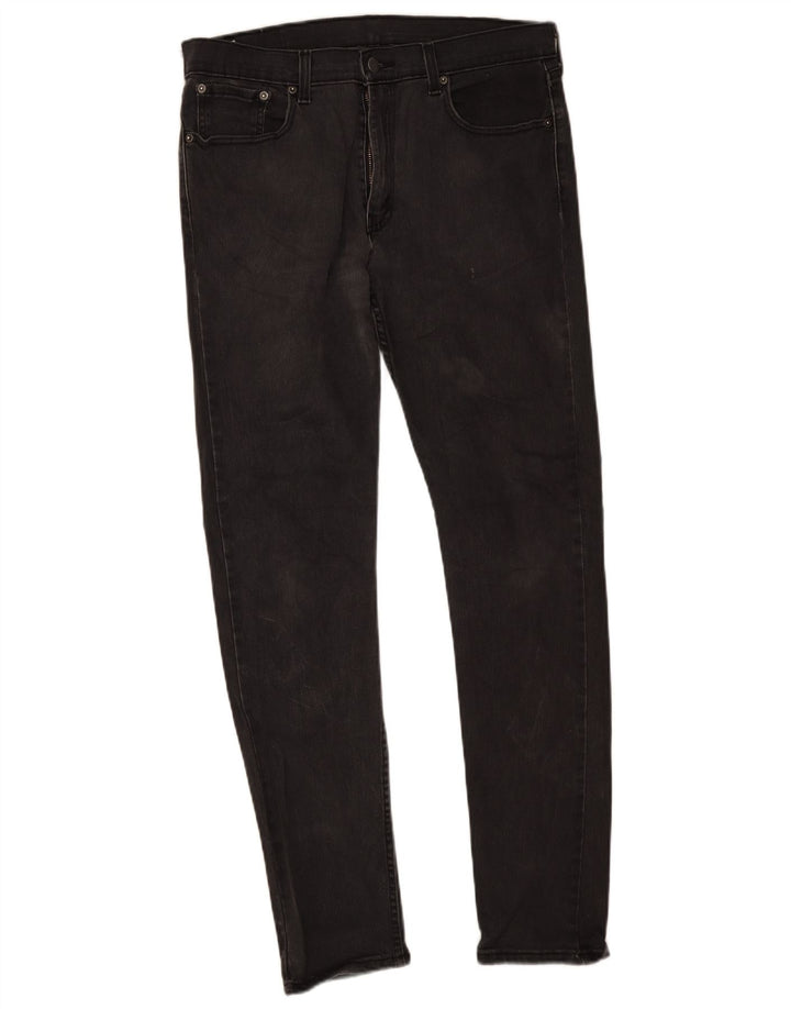 Levi's Mens 512 Slim Tapered Jeans W33 L34 Γκρι βαμβακερό