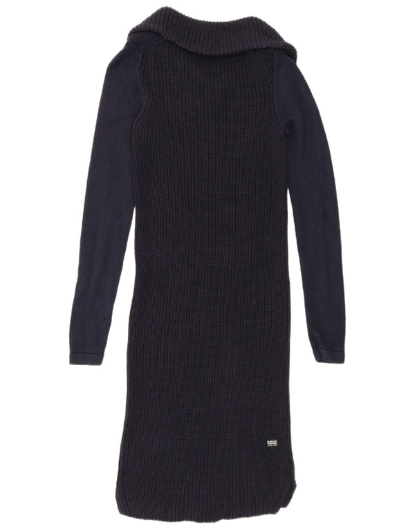 Γυναικείο μακρυμάνικο φόρεμα G-Star UK 10 Small Navy Blue