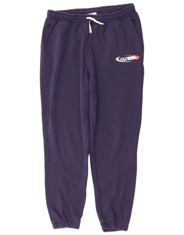 Ανδρική φόρμα Fila Ανδρική Tiala Graphic Παντελόνι Joggers Medium Navy Blue Βαμβακερό