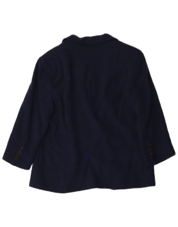 Zara Γυναικείο Μπουφάν 3/4 με ανοιχτό μανίκι UK 14 Medium Navy Blue