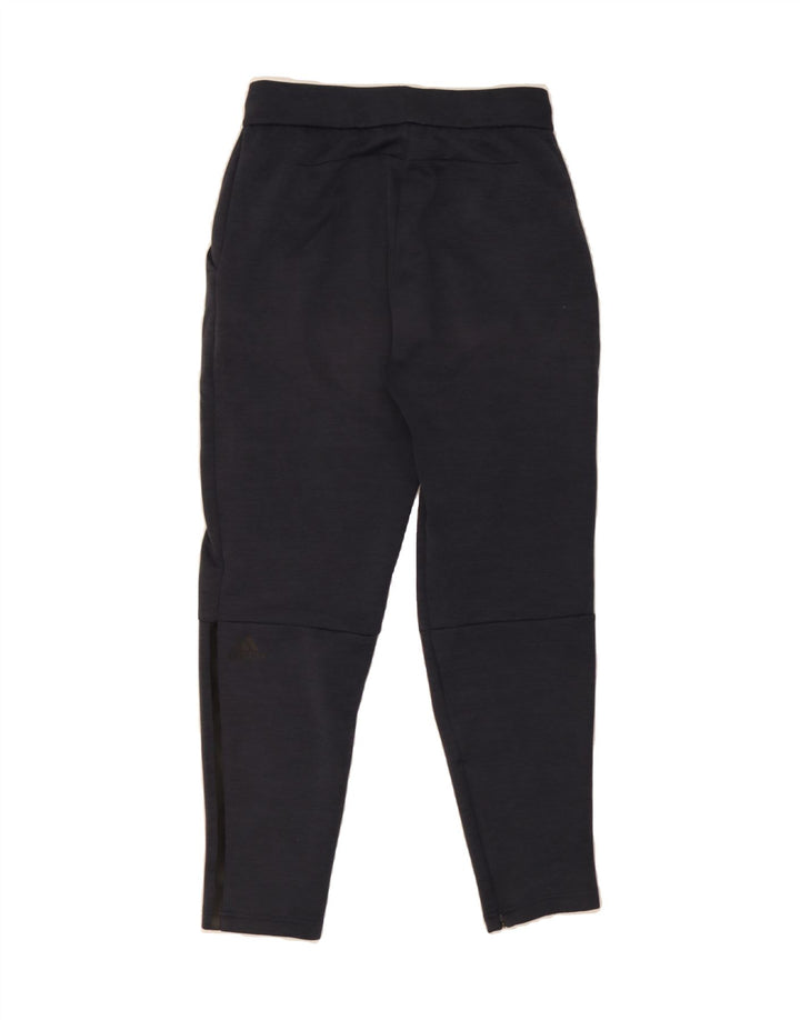 ADIDAS Womens Tracksuit Trousers UK 8 Small  Navy Blue Polyester Vintage Adidas and Second-Hand Adidas from Messina Hembry 