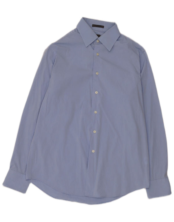 Ανδρικό πουκάμισο Calvin Klein Slim Fit Size 40 15 3/4 Medium Blue Cotton