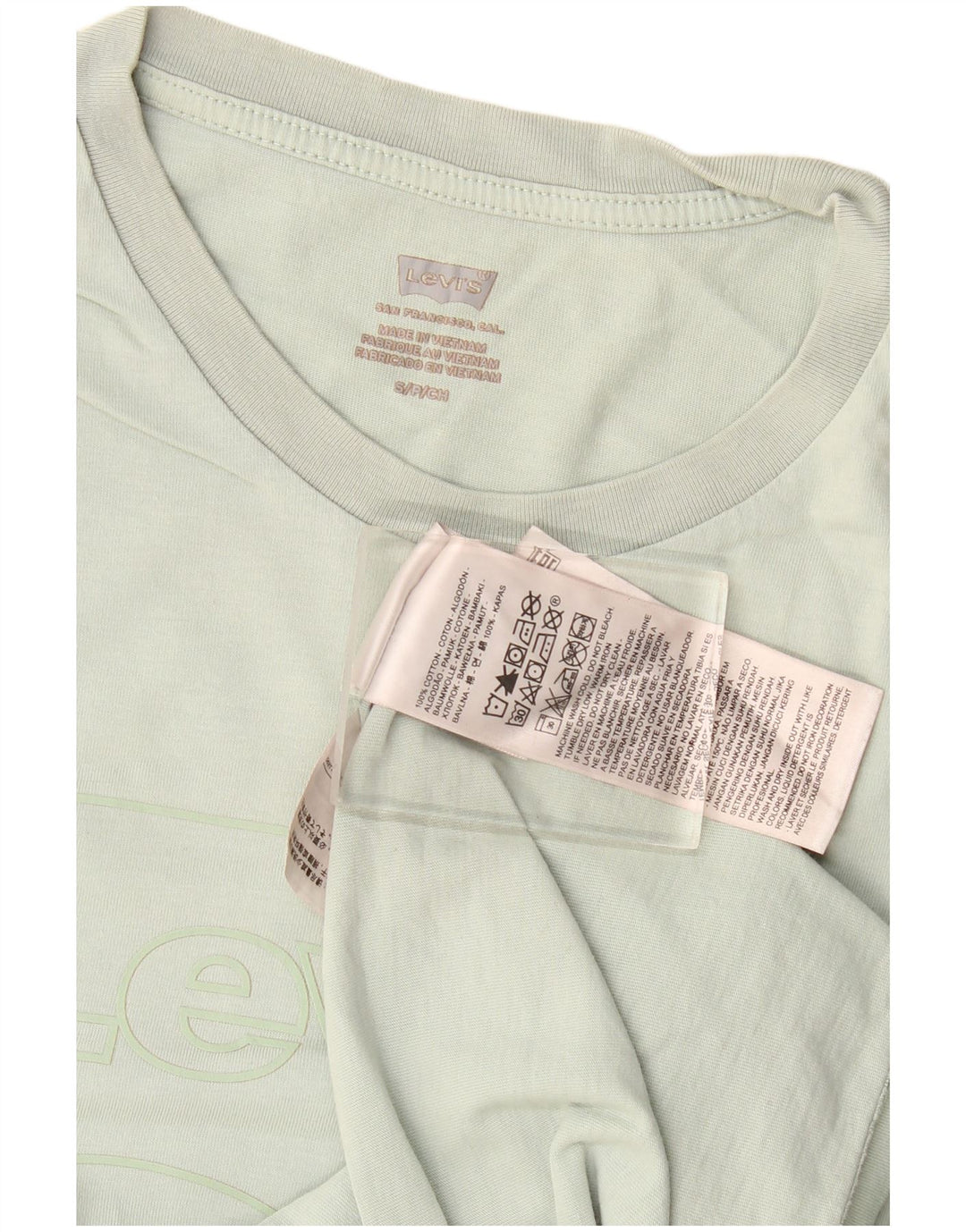 Γυναικείο γραφικό μπλουζάκι Levi's Top UK 10 Small Khaki