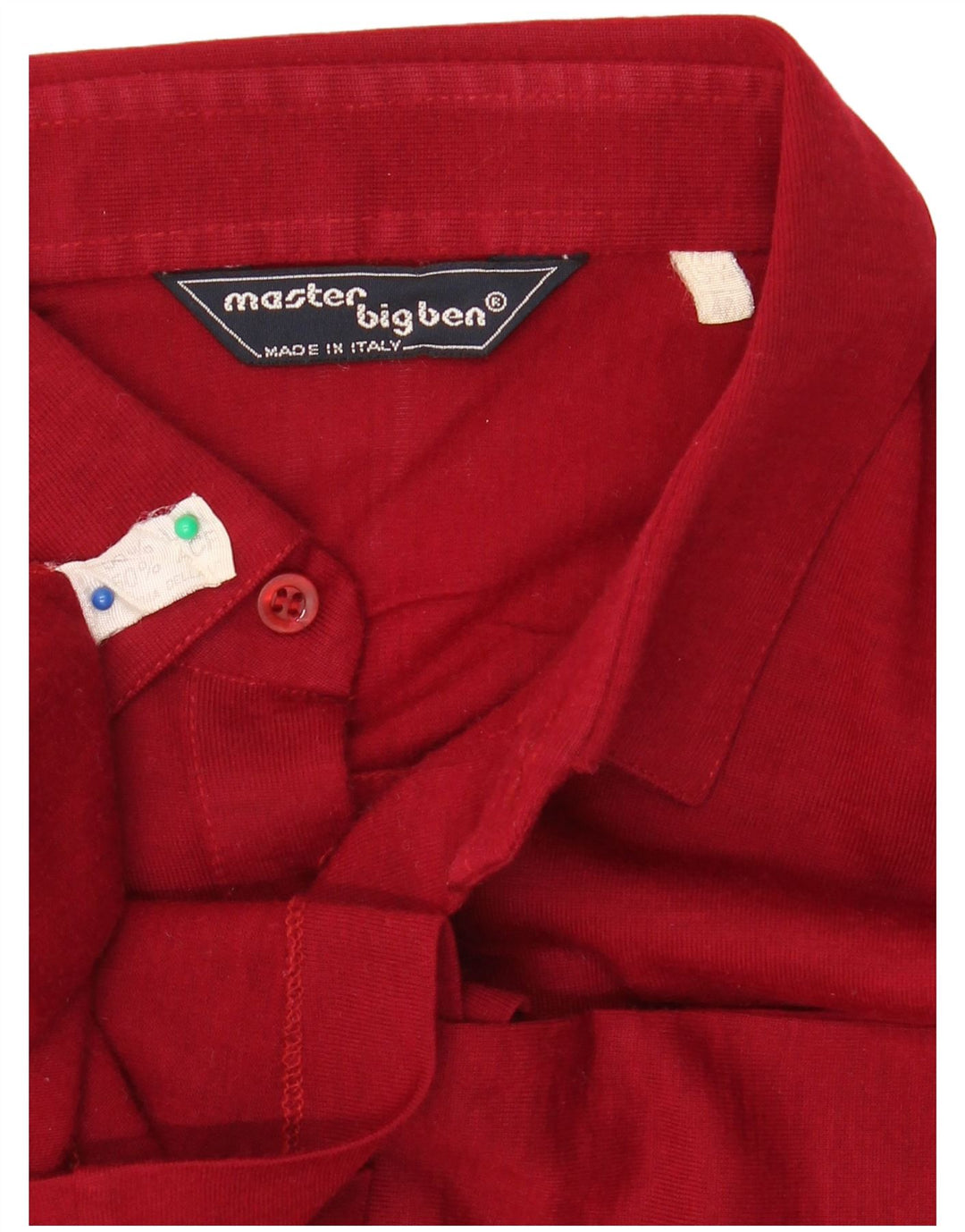 Ανδρικό πουλόβερ πουκάμισο VINTAGE Μέγεθος 40 15 1/2 Μέτριο κόκκινο παρθένο μαλλί