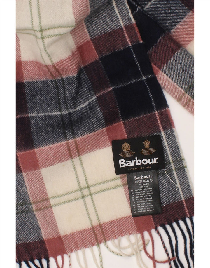 Ανδρικό ορθογώνιο φουλάρι Barbour One size Πολύχρωμο καρό μαλλί Classic