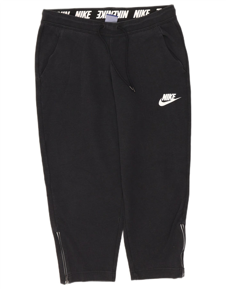 Γυναικεία φόρμα φόρμας Nike Capri UK 14 μεσαίο μαύρο βαμβακερό