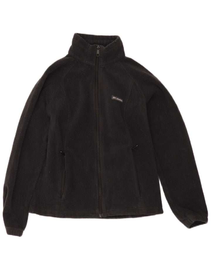 Columbia Γυναικείο Fleece Jacket UK 12 Medium Black Polyester