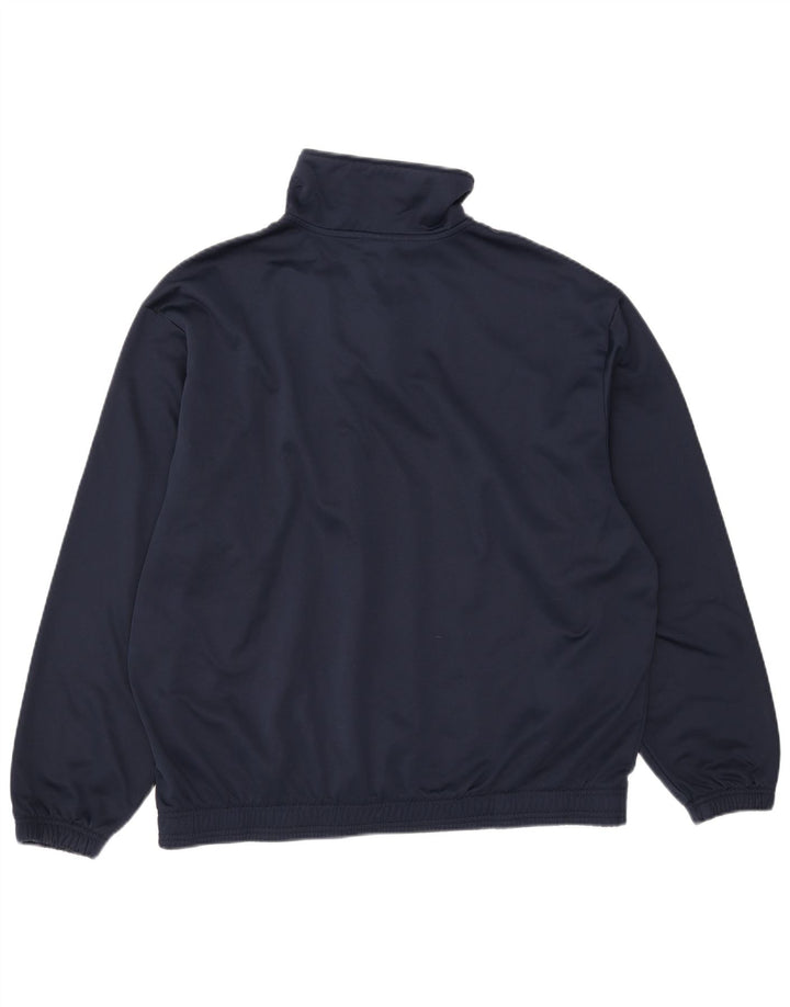 Ανδρική φόρμα πουλόβερ Asics Top Jacket XL Navy Blue Polyester