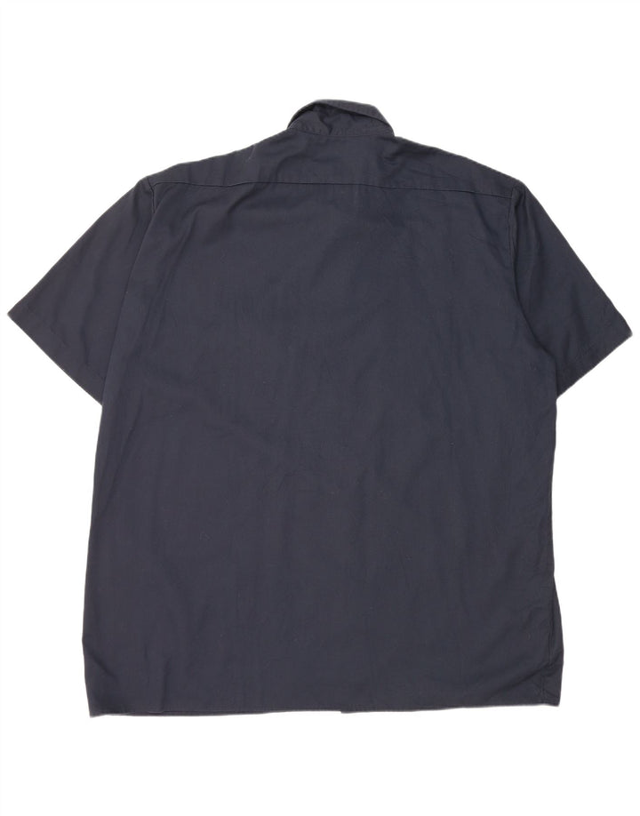 DICKIES Ανδρικό κοντομάνικο πουκάμισο 2XL Navy Blue Polyester