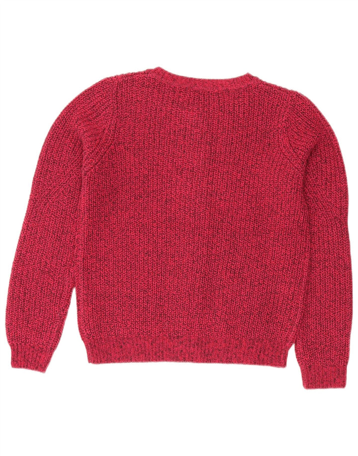 Marks & Spencer Γυναικείο πουλόβερ με ζακέτα UK 10 Small Pink Flecked