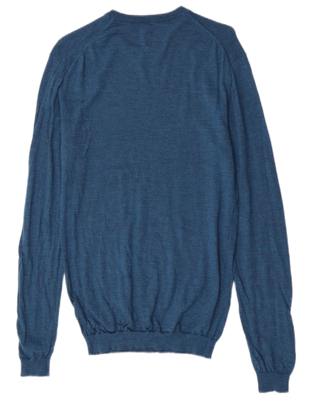 Jack Wills Ανδρικό πουλόβερ με λαιμόκοψη με μεσαίο μπλε μερινό