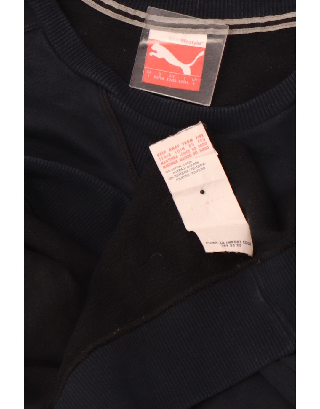 Ανδρικό γραφικό φούτερ PUMA Jumper Μεγάλο μπλε ναυτικό βαμβακερό