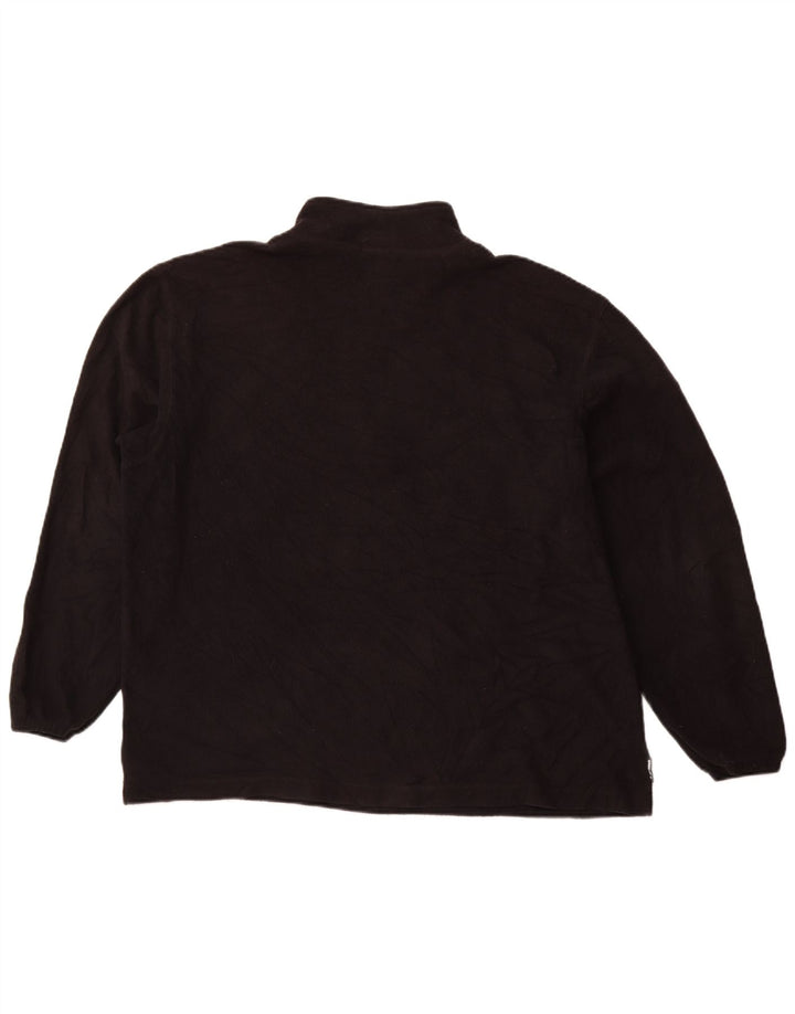 STARTER Ανδρικό φερμουάρ Fleece Jumper Μαύρο Αθλητικό από Πολυεστέρα