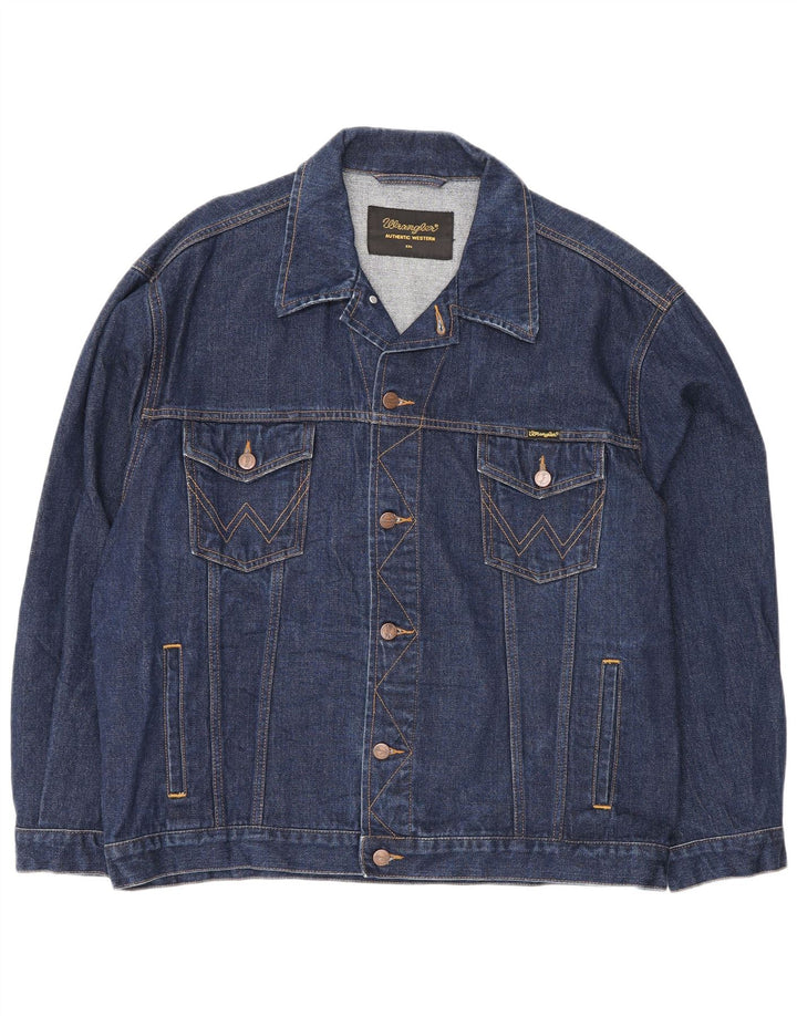 Ανδρικό τζιν μπουφάν Wrangler UK 44 2XL Μπλε βαμβακερό