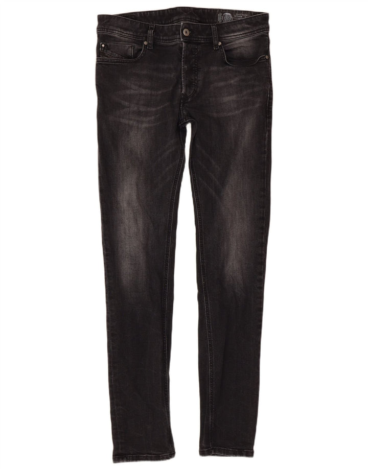Ανδρικό Skinny Jeans DIESEL W30 L32 Μαύρο βαμβακερό