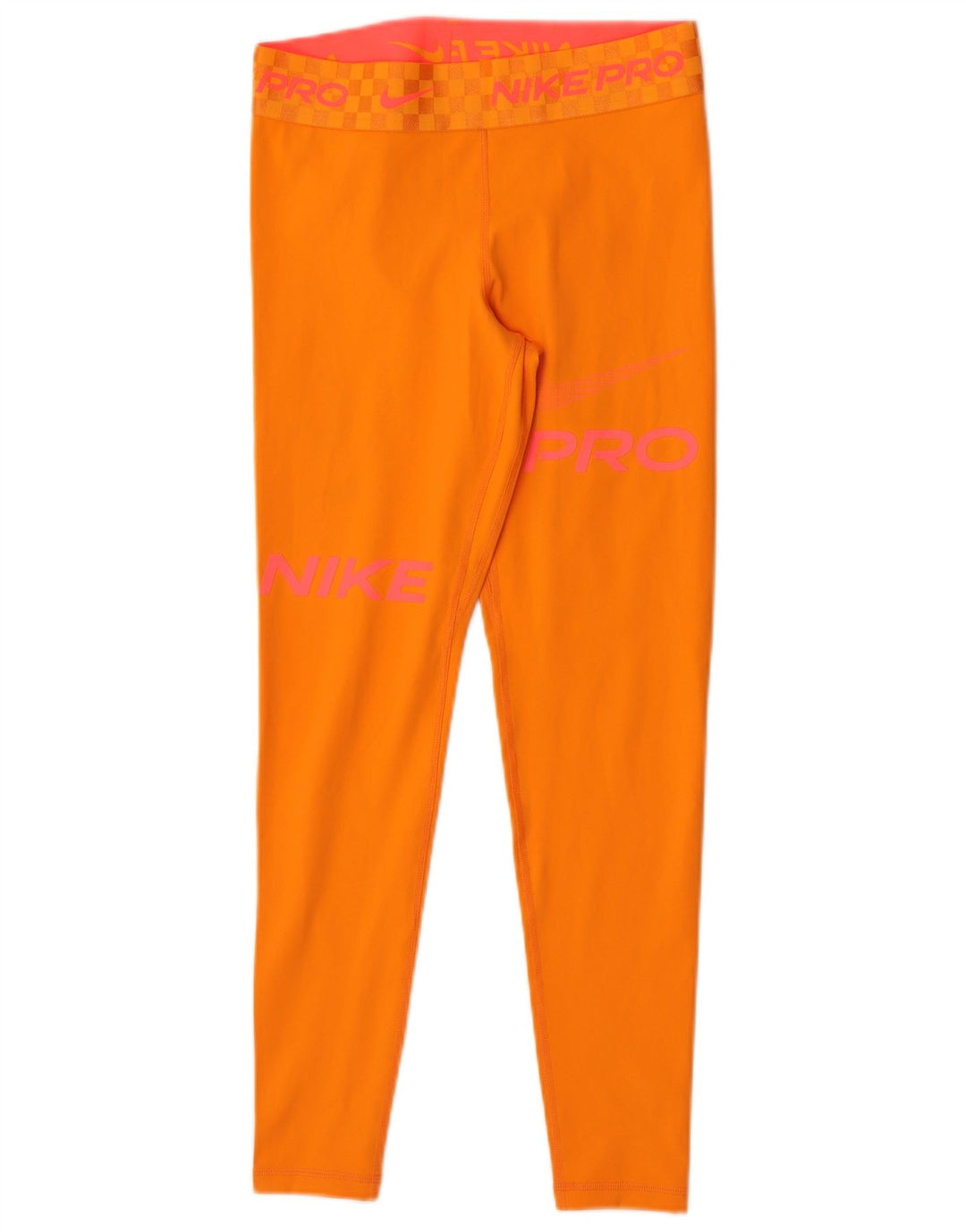Γυναικείο κολάν Nike Dri Fit Graphic UK 12 Medium Orange Polyester