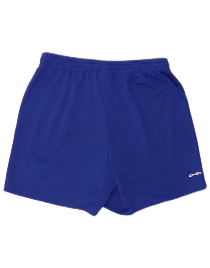 Γυναικείο αθλητικό σορτς Adidas Climalite UK 10 Small Blue Polyester
