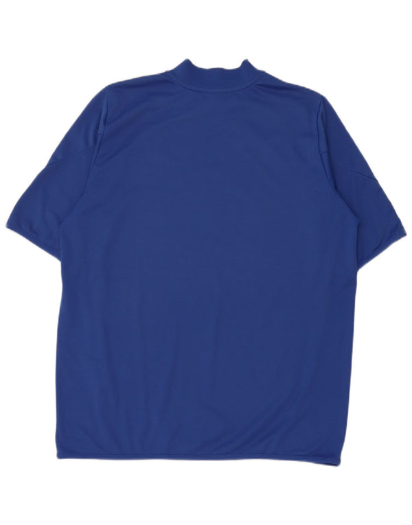 Ανδρικό T-Shirt Diadora Top Large Blue Colourblock Πολυεστέρας