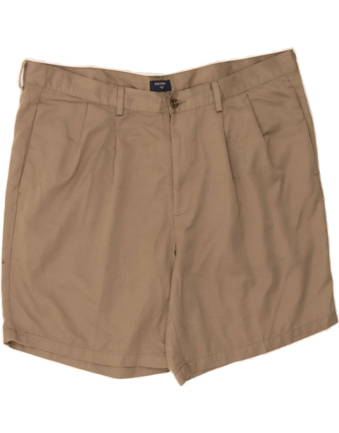 DOCKERS Mens Pegged Chino Shorts W42 2XL Khaki Polyester Vintage Dockers and Second-Hand Dockers from Messina Hembry 