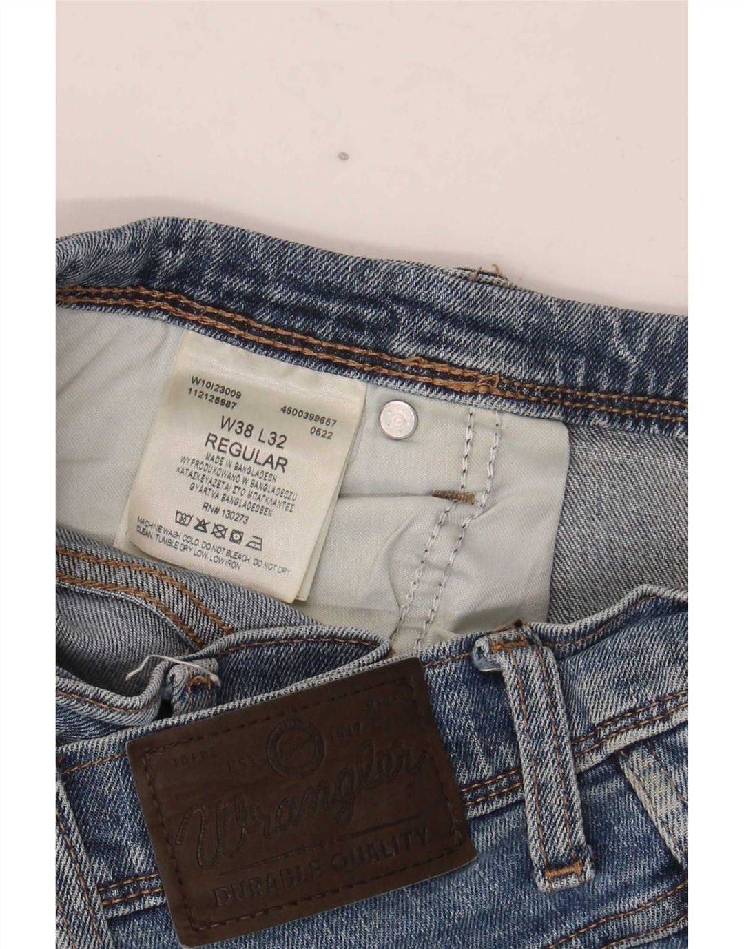 Ανδρικό τζιν ίσιο Wrangler Regular Fit W38 L32 Μπλε βαμβακερό