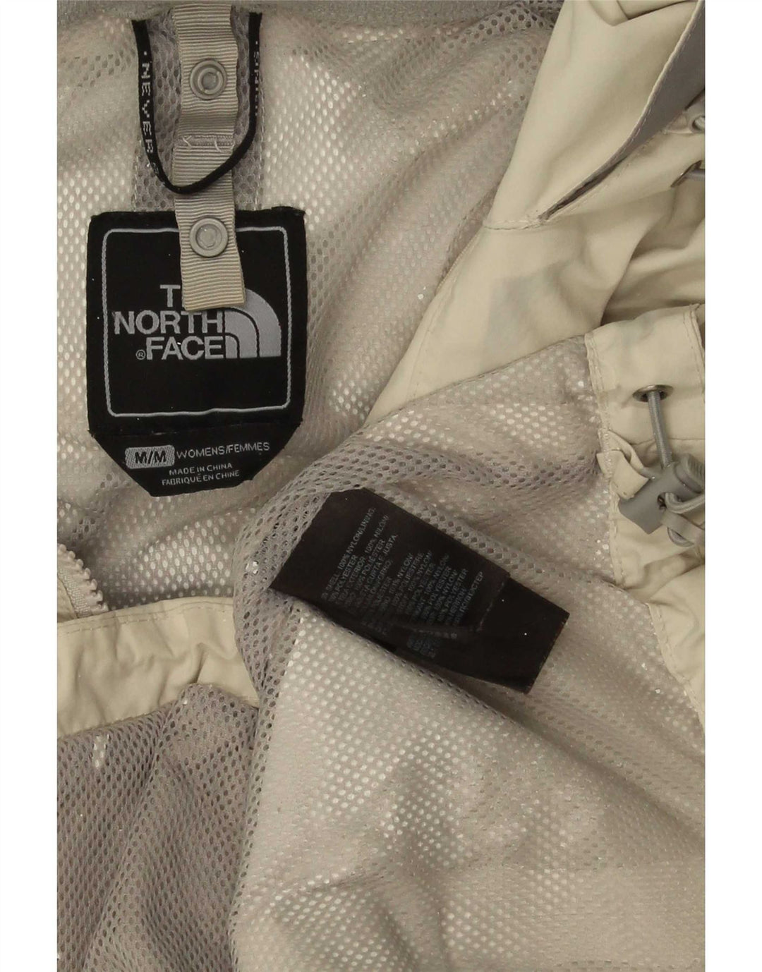 The North Face γυναικείο μπουφάν βροχής με κουκούλα UK 14 Medium Green Nylon