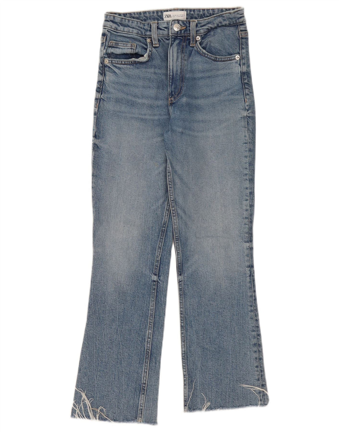 Zara Γυναικείο Τζιν μποτάκι EU 34 2XS W24 L26 Μπλε