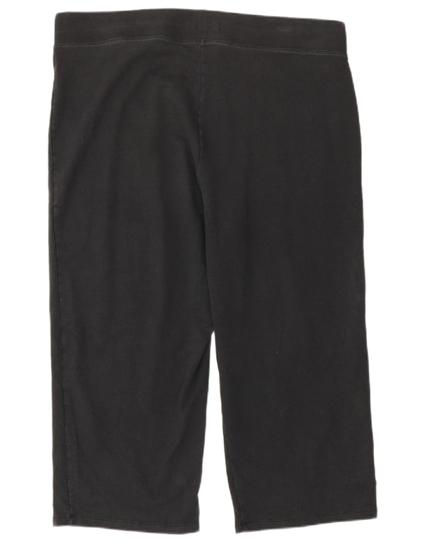 Marks & Spencer Γυναικεία κολάν Capri UK 18 XL Μαύρο βαμβακερό