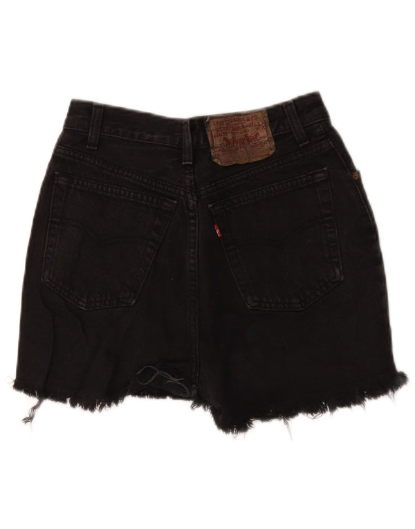 Γυναικείο τζιν σορτς Levi's W24 XS μαύρο