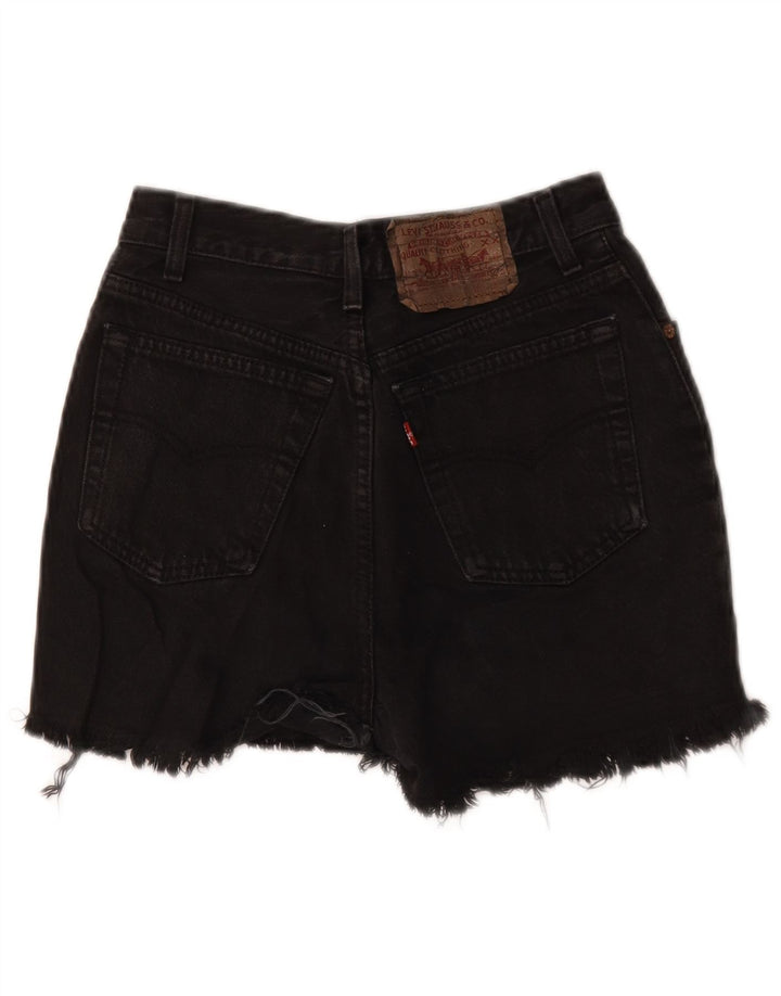 Γυναικείο τζιν σορτς Levi's W24 XS μαύρο