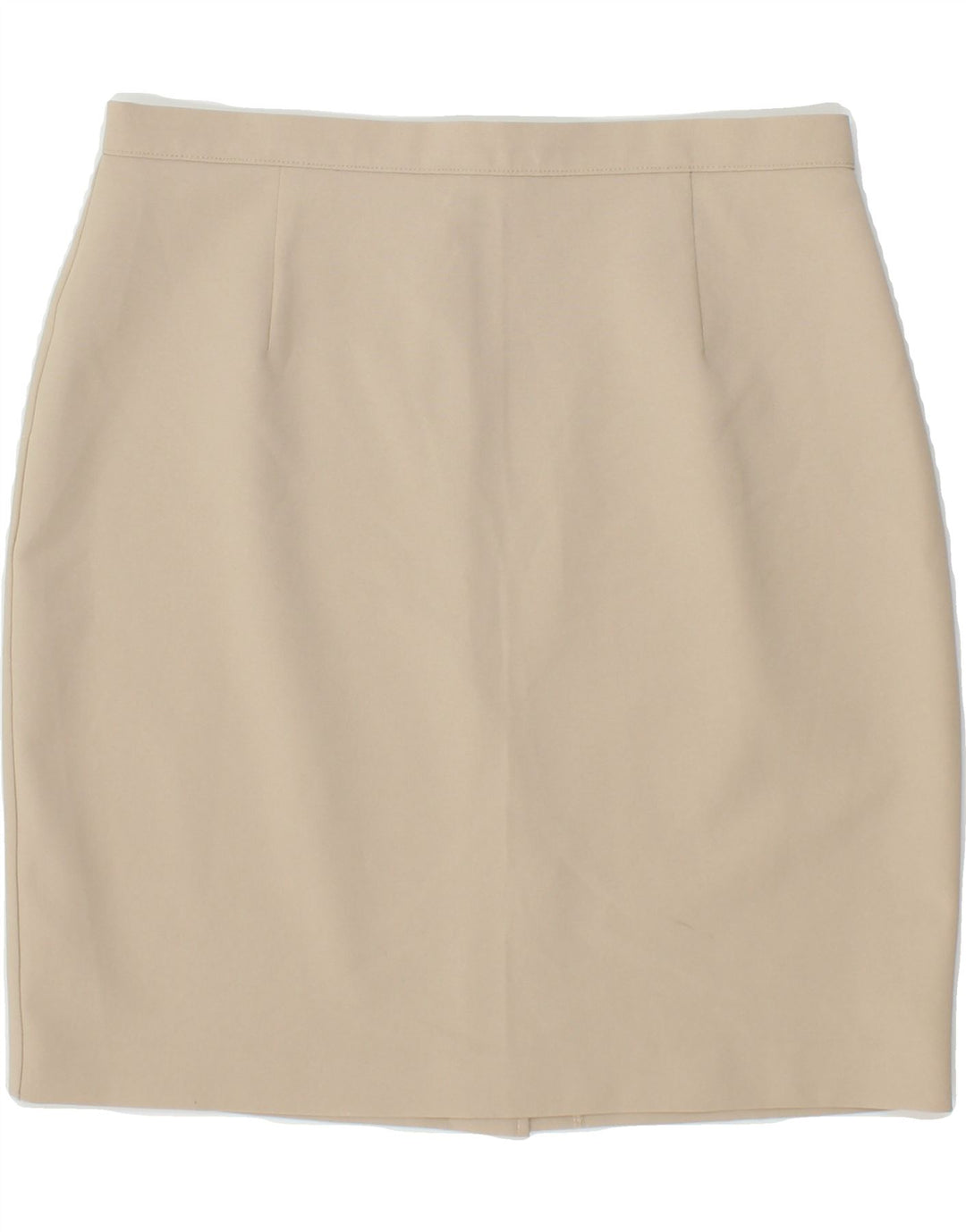 BENETTON Womens Pencil Skirt IT 46 Large W28  Beige Polyester Vintage Benetton and Second-Hand Benetton from Messina Hembry 