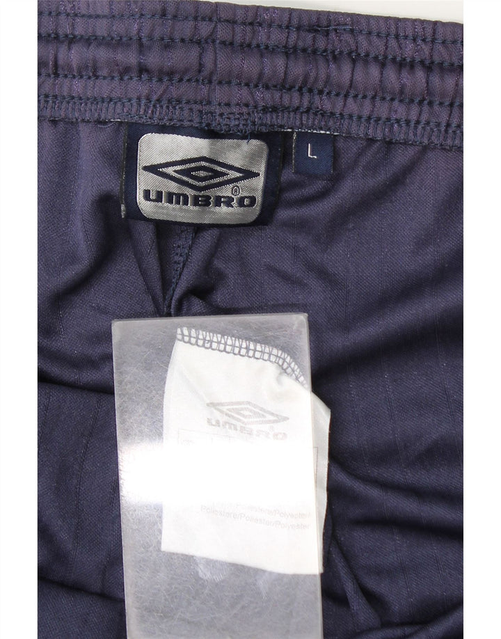 Ανδρικό αθλητικό σορτς Umbro μεγάλο μπλε ναυτικό πολυεστέρα