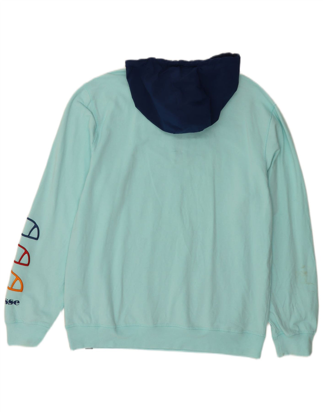 Ανδρικό γραφικό κουκούλα ELLESSE XL Τυρκουάζ, βαμβακερό