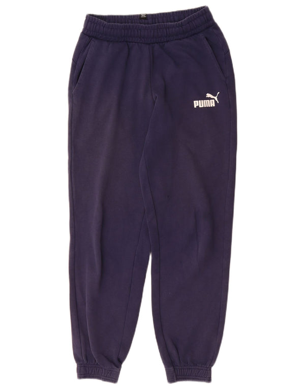 Puma Boys Tracksuit Trousers Joggers 13-14 Years Navy Blue