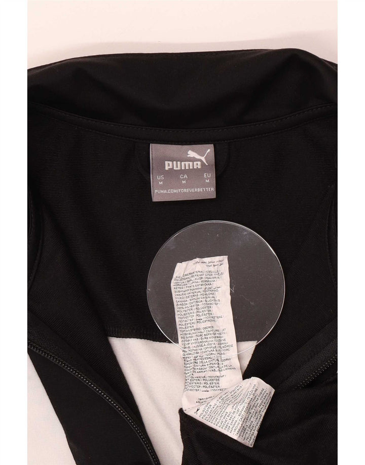 Ανδρική φόρμα Puma Μπουφάν μεσαίου μαύρου χρώματος πολυεστέρας