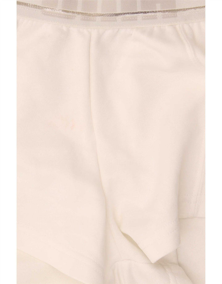 Γυναικεία γραφικά αθλητικά σορτς Puma UK 8 Small White Polyester