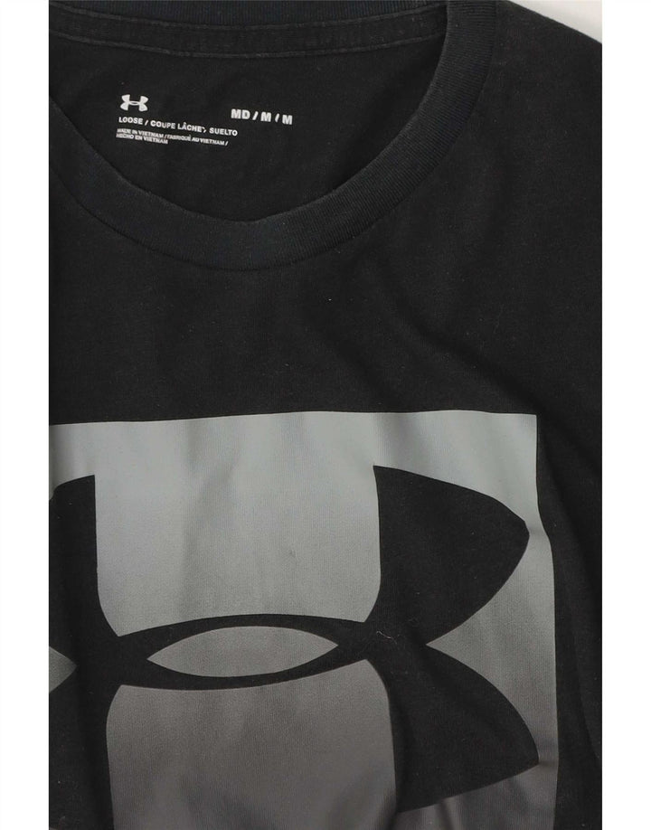 Ανδρικό γραφικό μπλουζάκι Under Armour Top Μεσαίο Μαύρο