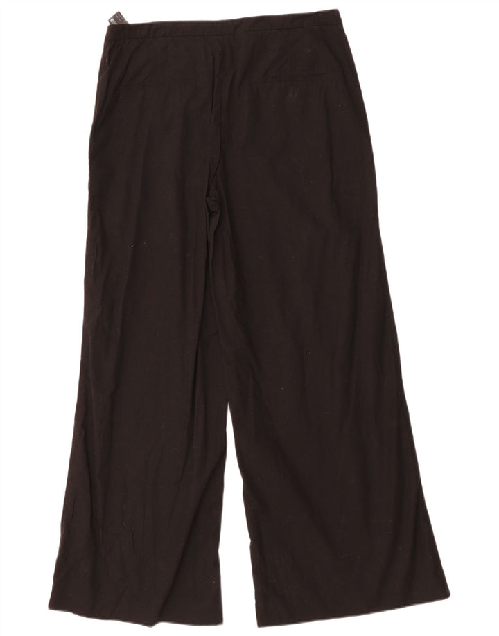 MASSIMO DUTTI Γυναικείο φαρδύ παντελόνι Chino EU 40 Medium W30 L29 Μαύρο