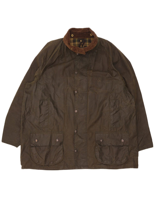 Μπουφάν Barbour Ανδρικό Μποφόρ Loose Fit Κερωμένο Βαμβακερό Μπουφάν Μέγεθος 50 Medium Khaki