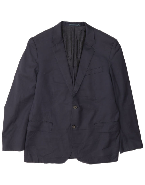 Ανδρικό μπουφάν σακάκι Hugo Boss EU 56 3XL Navy Blue Wool