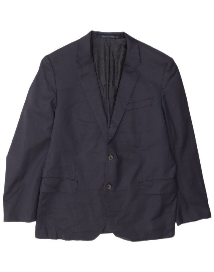Ανδρικό μπουφάν σακάκι Hugo Boss EU 56 3XL Navy Blue Wool