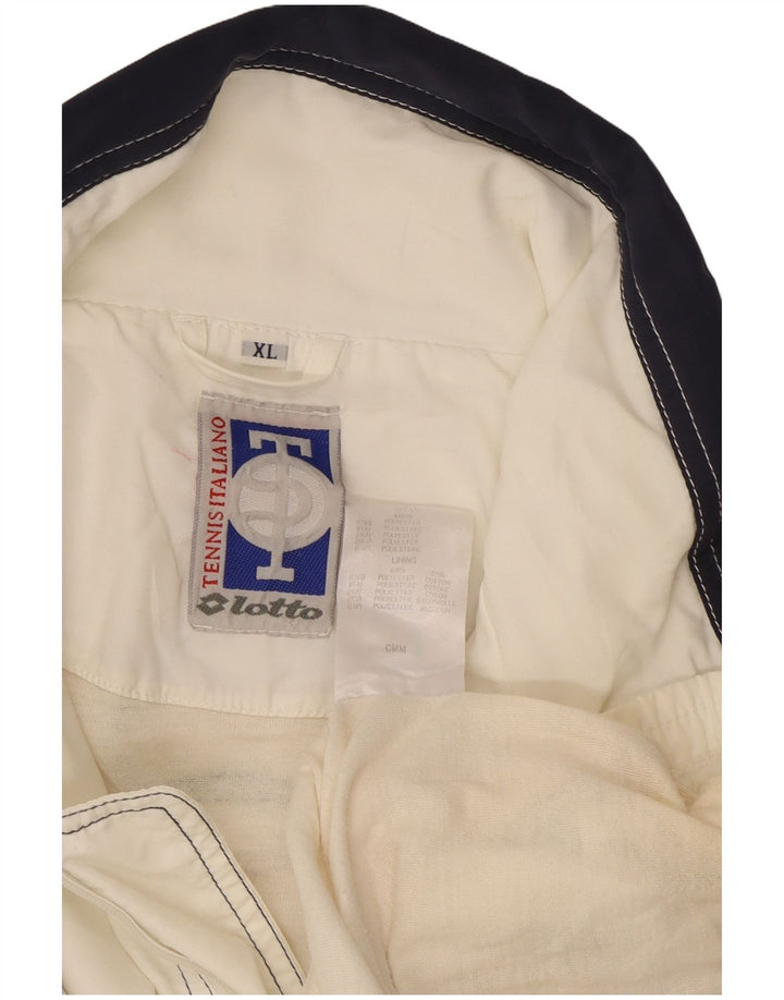 Ανδρική φόρμα Lotto Graphic Top Jacket XL White Colourblock Polyester