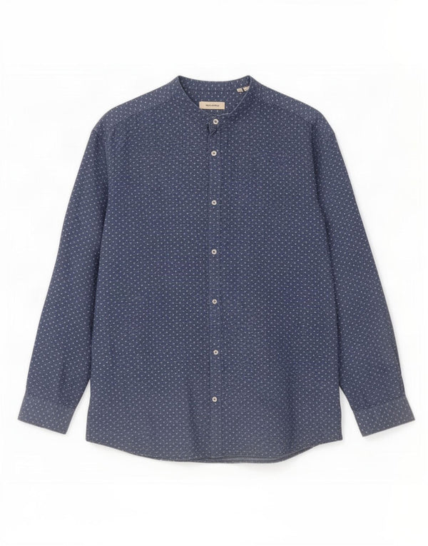 Ανδρικό πουκάμισο Jack & Jones 2XL βαμβακερό με μπλε στίγματα