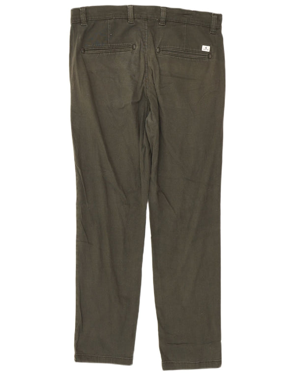 Jack & Jones Ανδρικό Slim Chino Παντελόνι W32 L30 Χακί Βαμβακερό