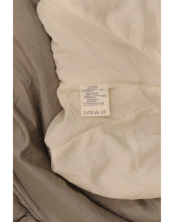 Vintage γυναικείο υπερμεγέθη παλτό UK 16 Large Grey Polyamide