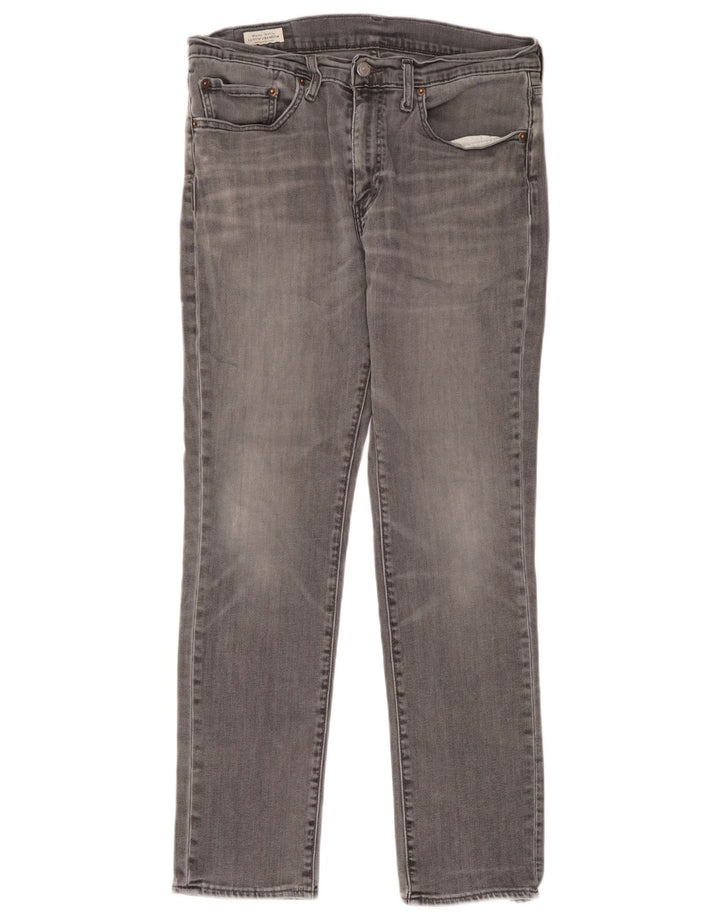 Ανδρικό τζιν Levi's Slim W34 L32 Γκρι βαμβακερό